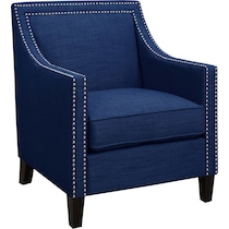 adonis blue accent chair   