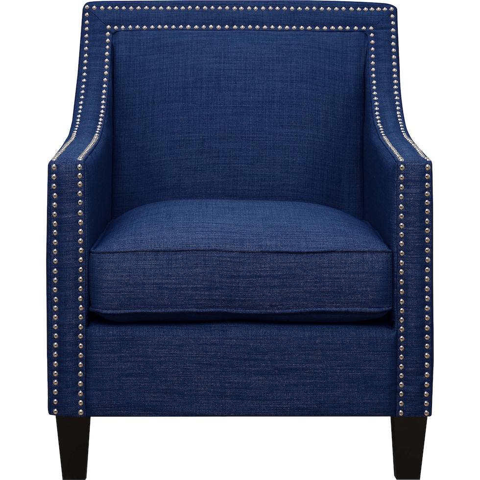 adonis blue accent chair   
