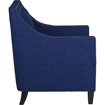 adonis blue accent chair   