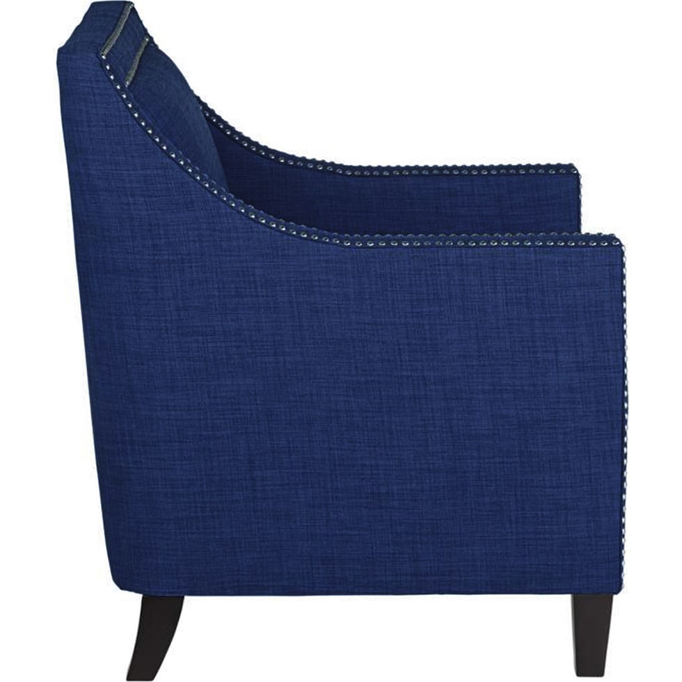 adonis blue accent chair   