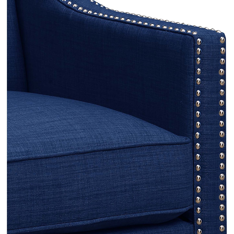adonis blue accent chair   