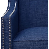adonis blue accent chair   