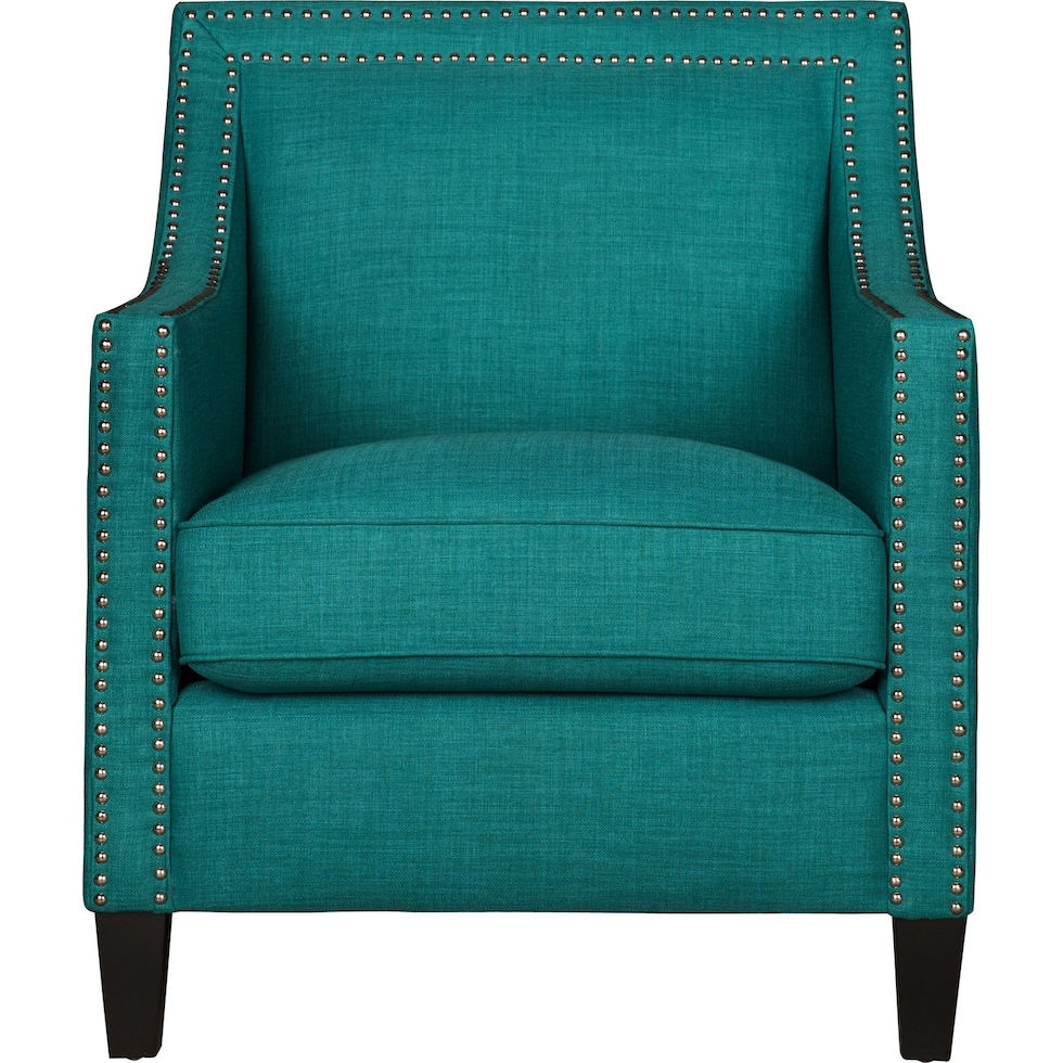 adonis blue accent chair   