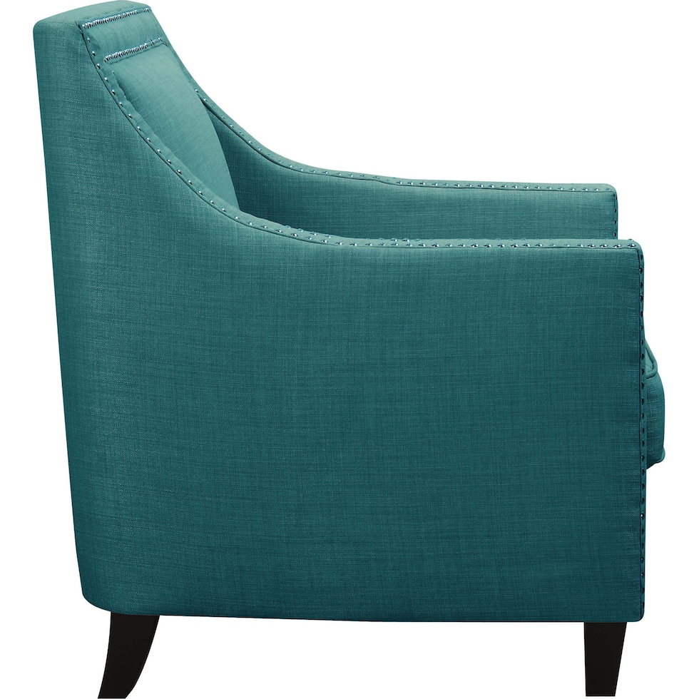 adonis blue accent chair   