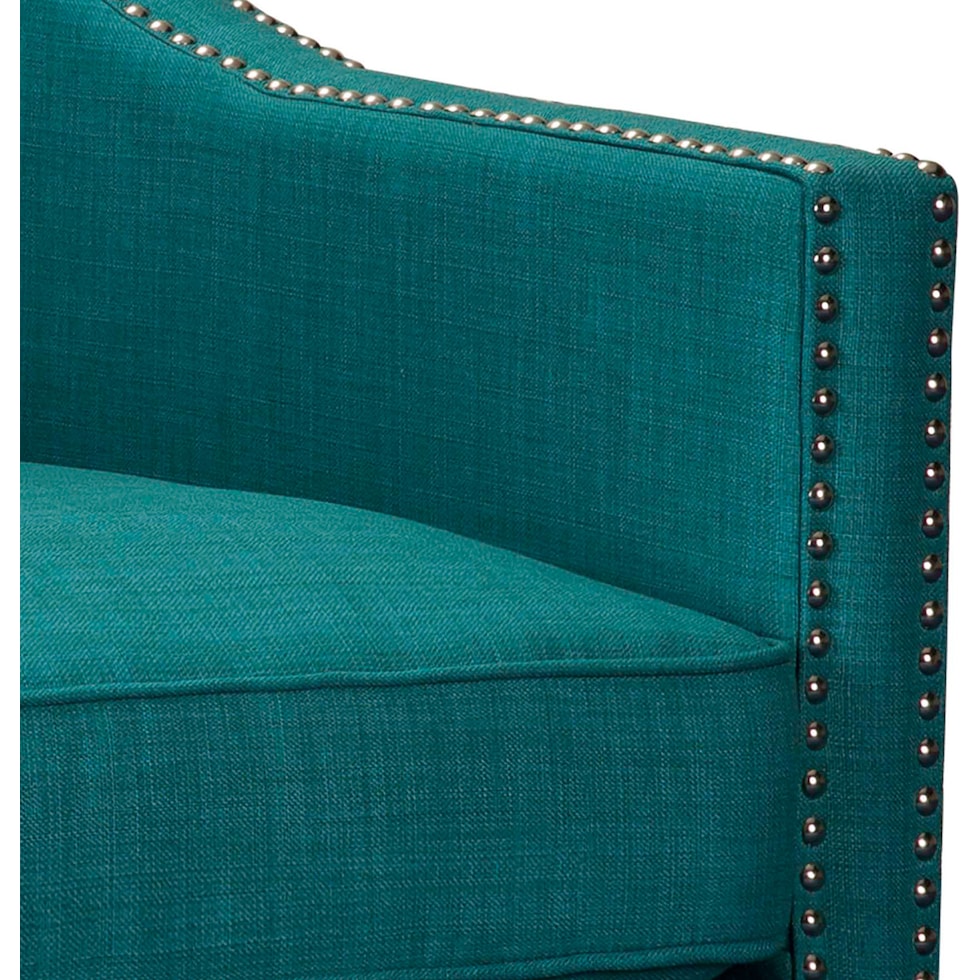 adonis blue accent chair   