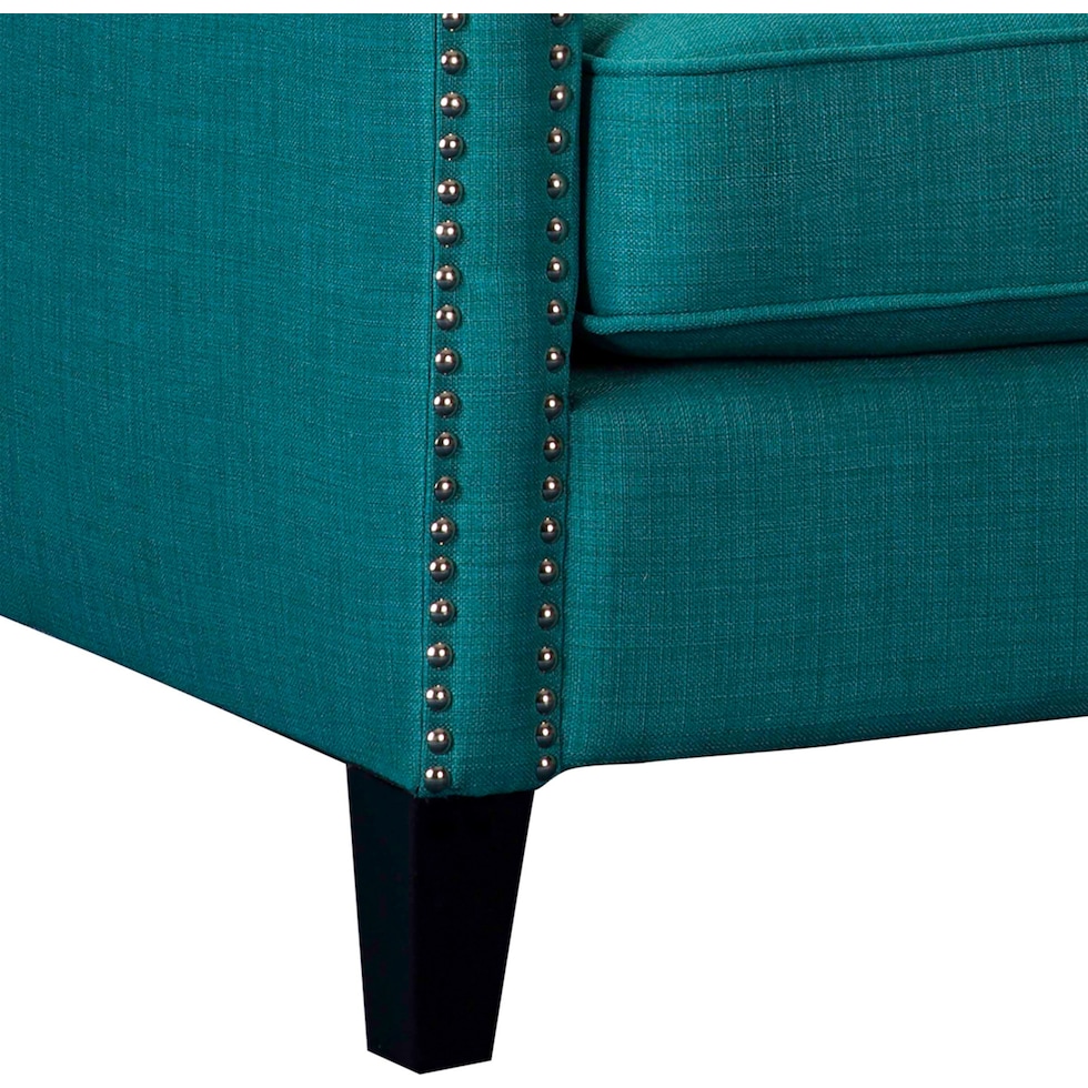 adonis blue accent chair   