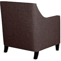 adonis dark brown accent chair   
