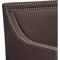 adonis dark brown accent chair   