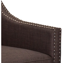 adonis dark brown accent chair   
