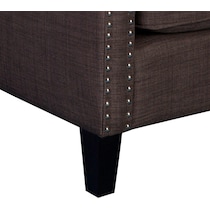 adonis dark brown accent chair   