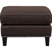 adonis dark brown ottoman   