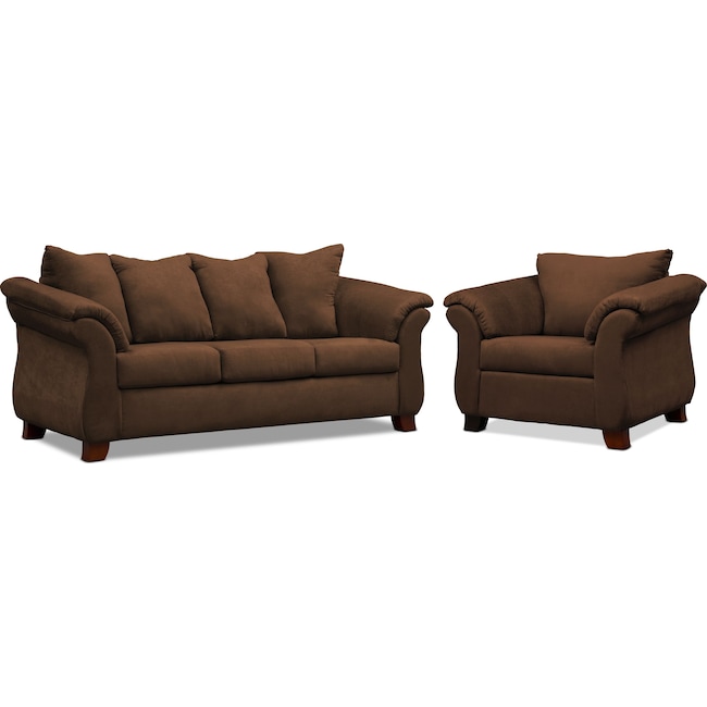 Living Room Furniture - Adrian Sofa and Chair Set