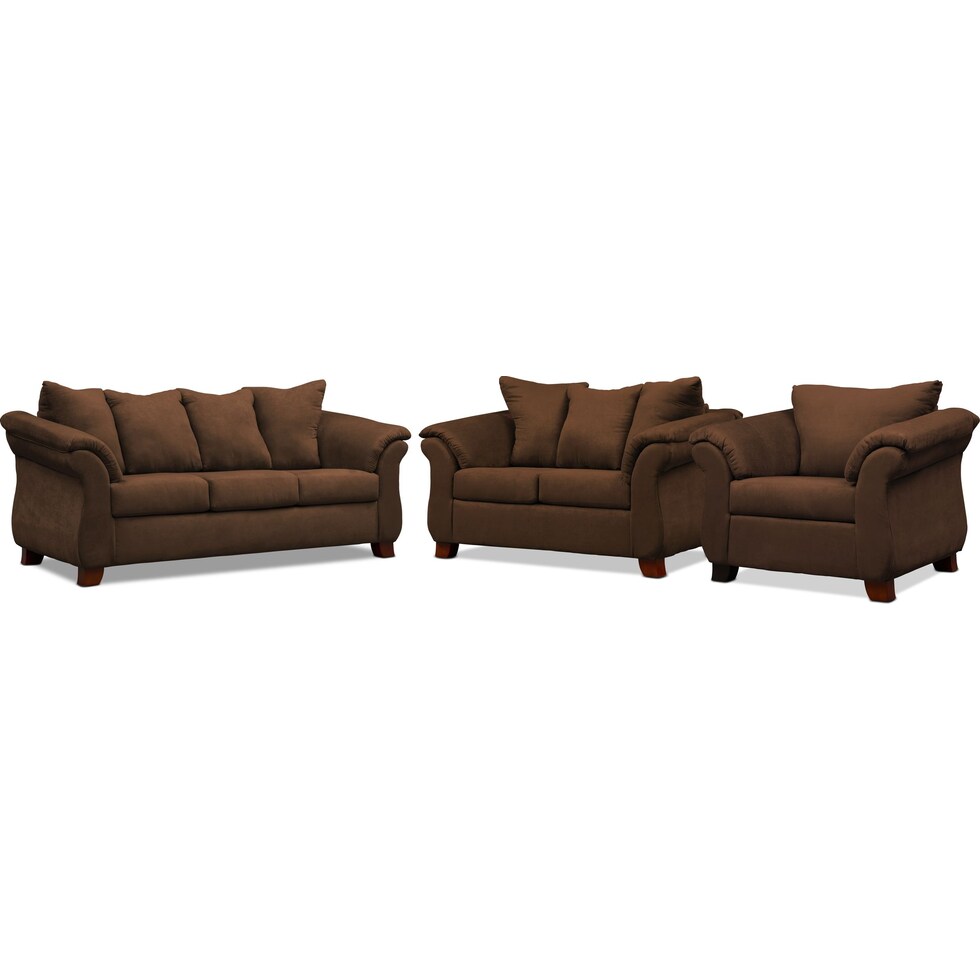adrian dark brown  pc living room   
