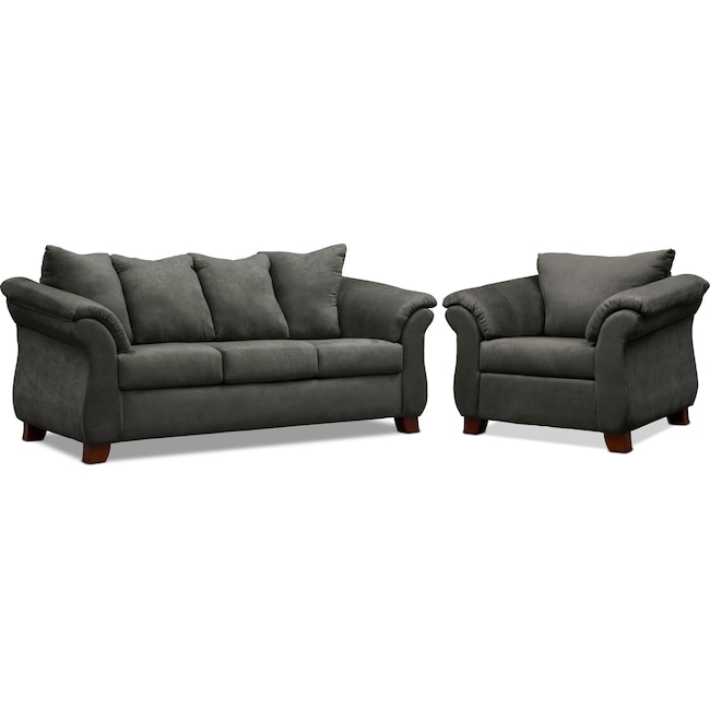 Living Room Furniture - Adrian Sofa and Chair Set