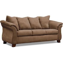 adrian light brown sofa   