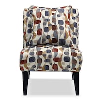 adrian multicolor accent chair   