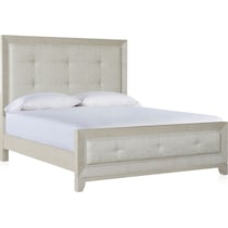 adriana bedroom silver queen bed   