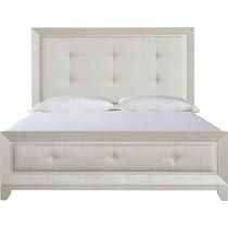 adriana bedroom silver queen bed   