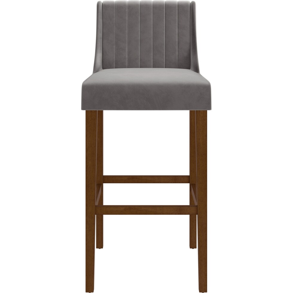 adrienne gray bar stool   