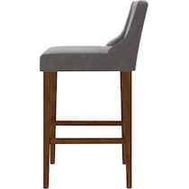 adrienne gray bar stool   