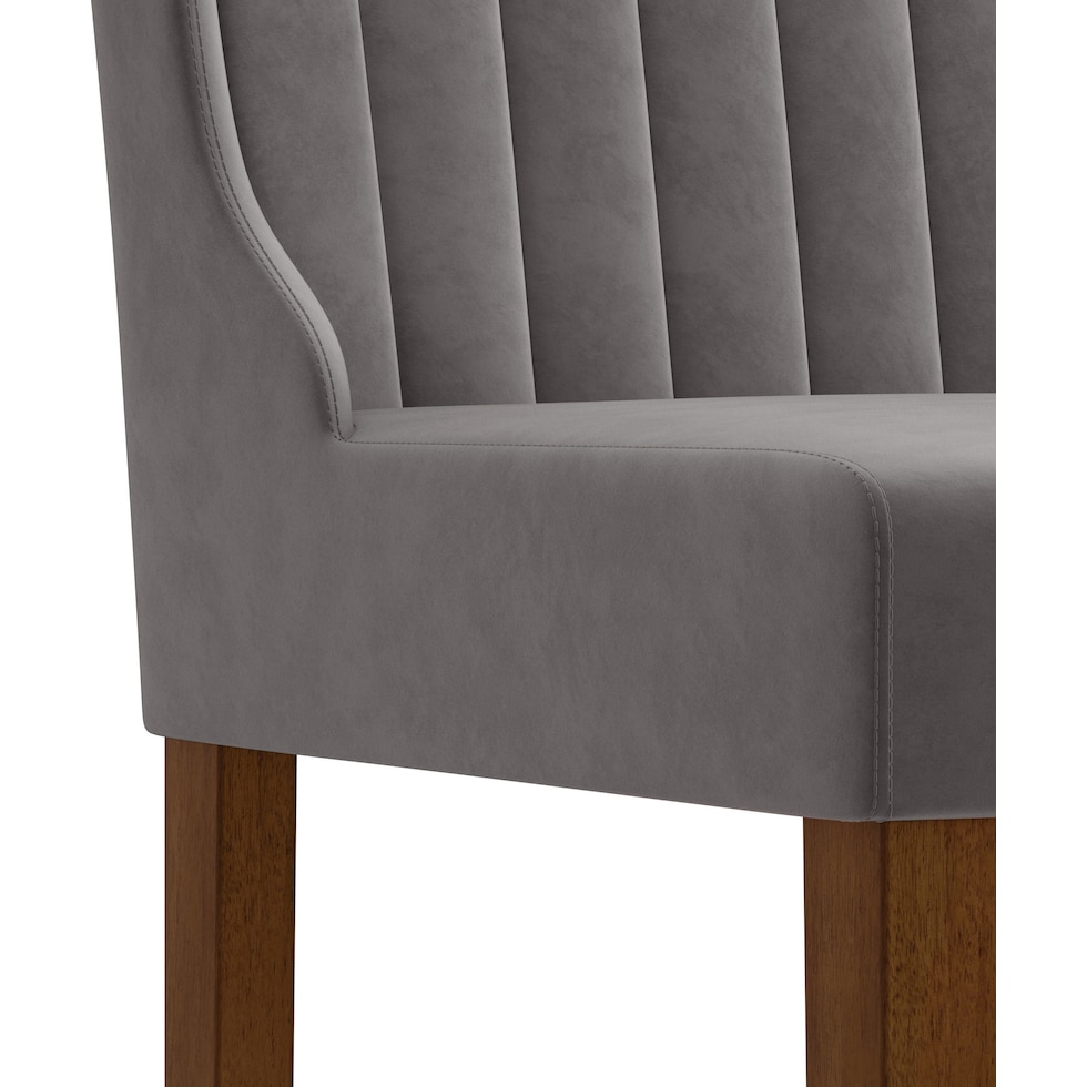 adrienne gray bar stool   