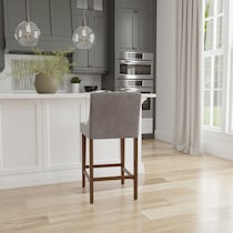 adrienne gray counter height stool   