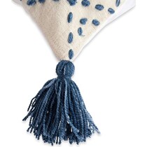 adrift blue outdoor pillow   