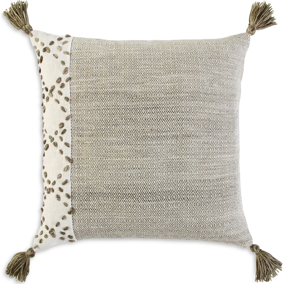 adrift neutral outdoor accent pillow   