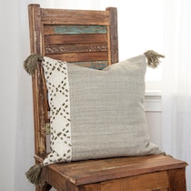adrift neutral outdoor accent pillow   