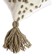 adrift neutral outdoor accent pillow   