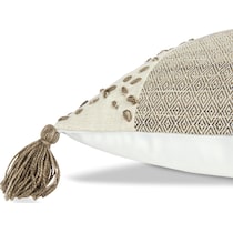 adrift neutral outdoor accent pillow   