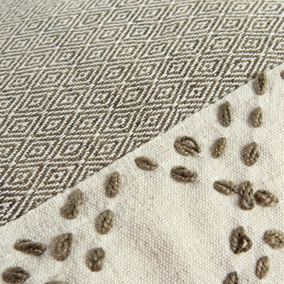 adrift neutral outdoor accent pillow   