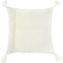adrift white outdoor pillow   