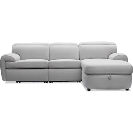 Aero 3-Piece Dual Power Reclining Sectional with Right-Facing Chaise
