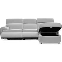 aero gray sectional   