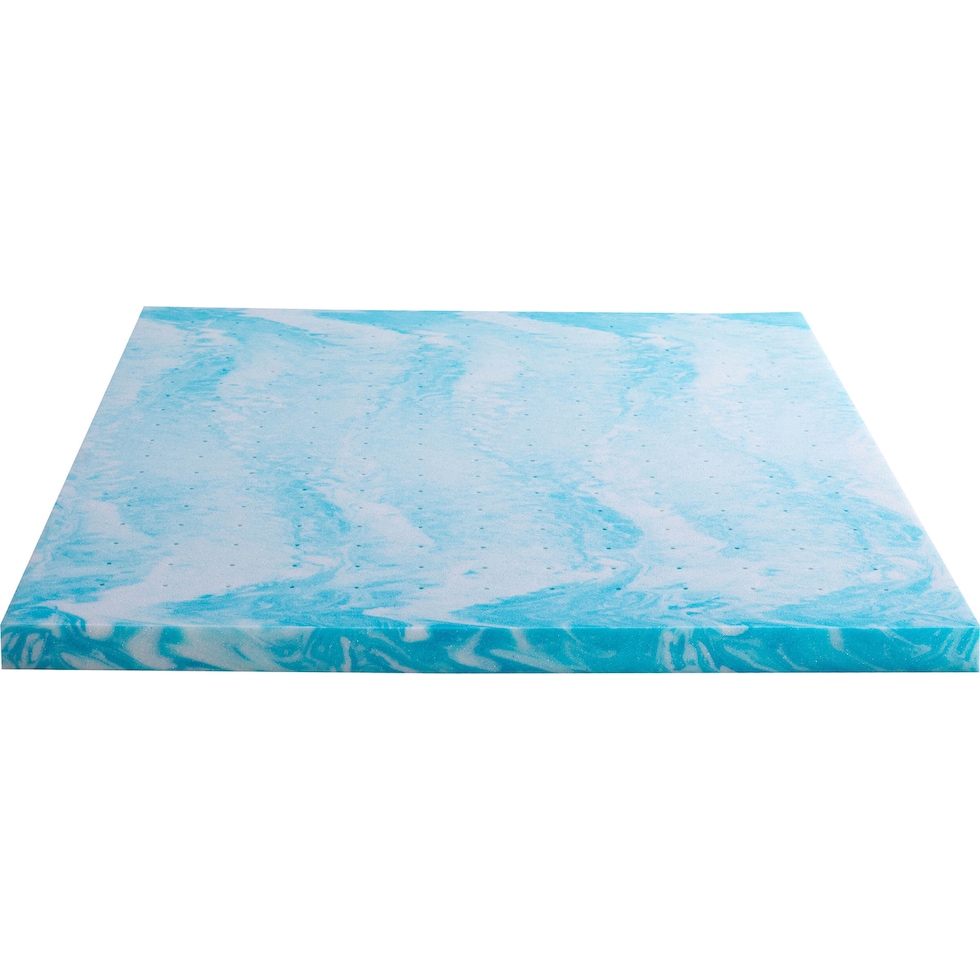 aerofusion blue full mattress topper   