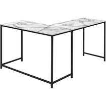 aethel white desk   