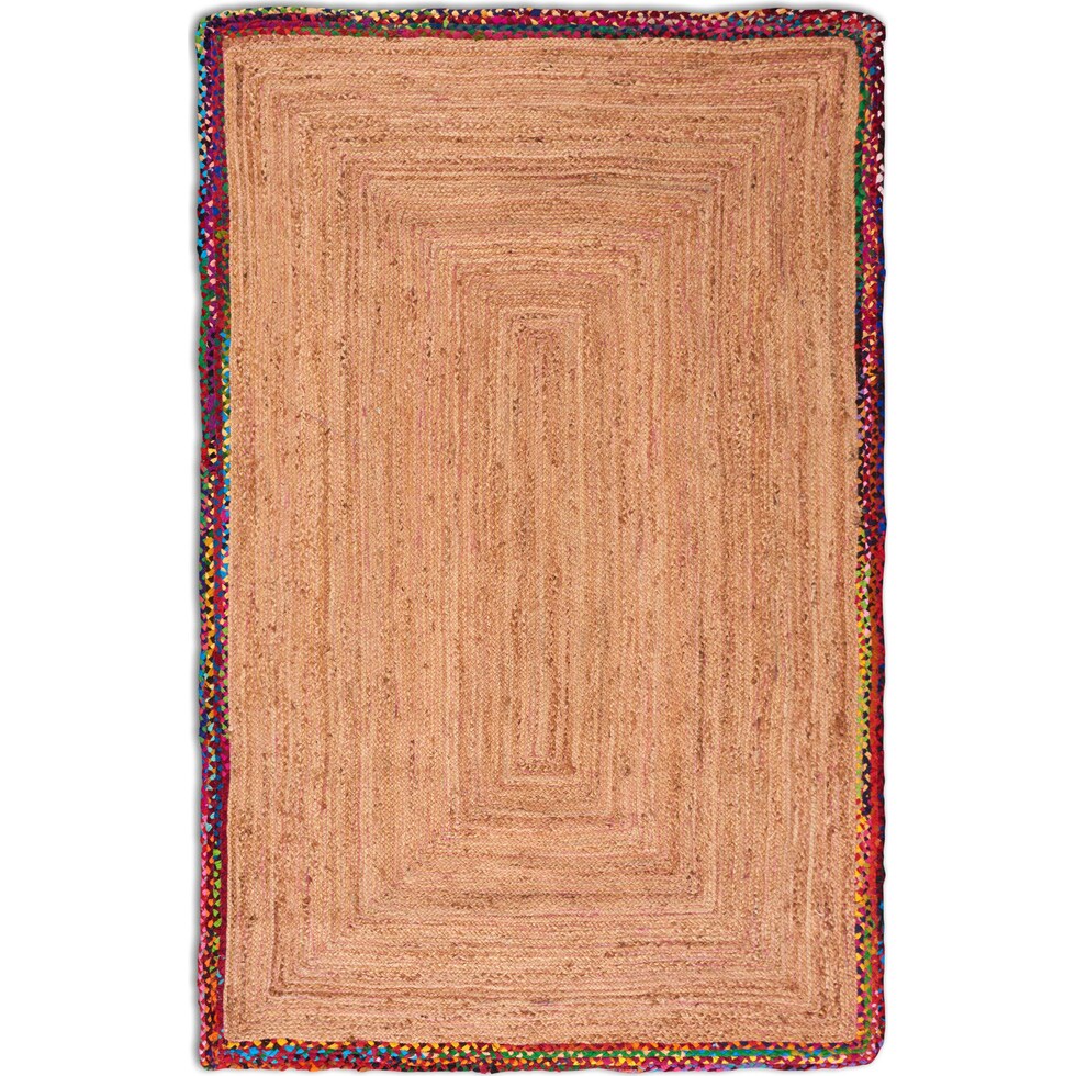 afono multicolor area rug ' x '   