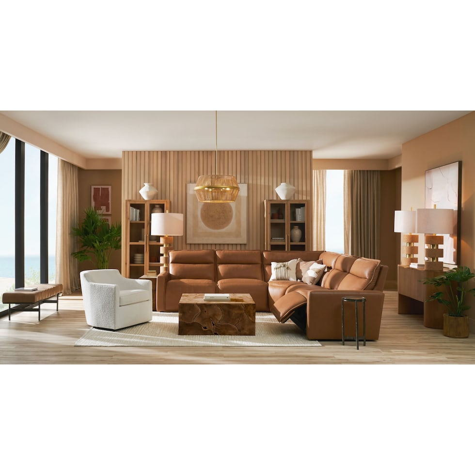 afton neutral floor lamp   