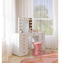 agatha white desk   
