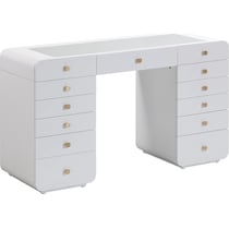 agatha white desk   