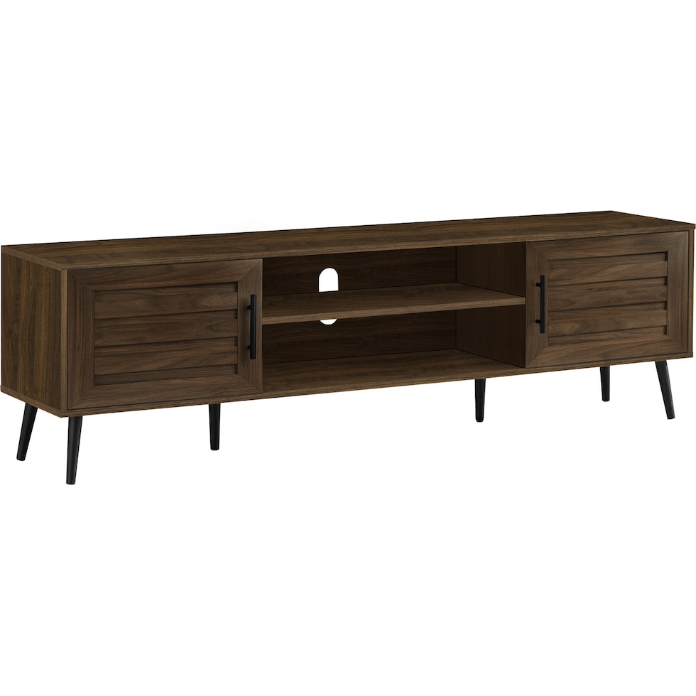 aida dark brown tv stand   