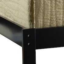 aiden black twin bed   