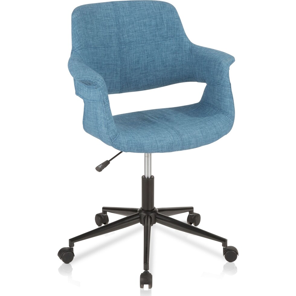 aiden blue office chair   