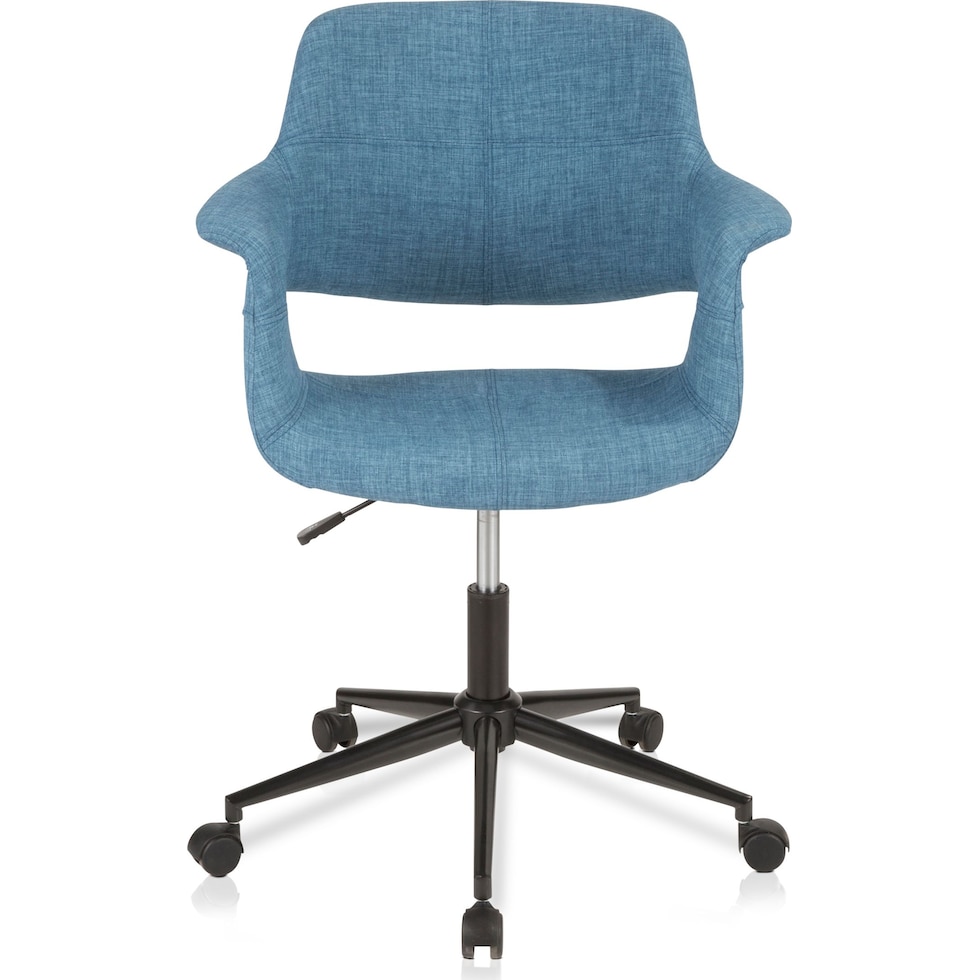aiden blue office chair   