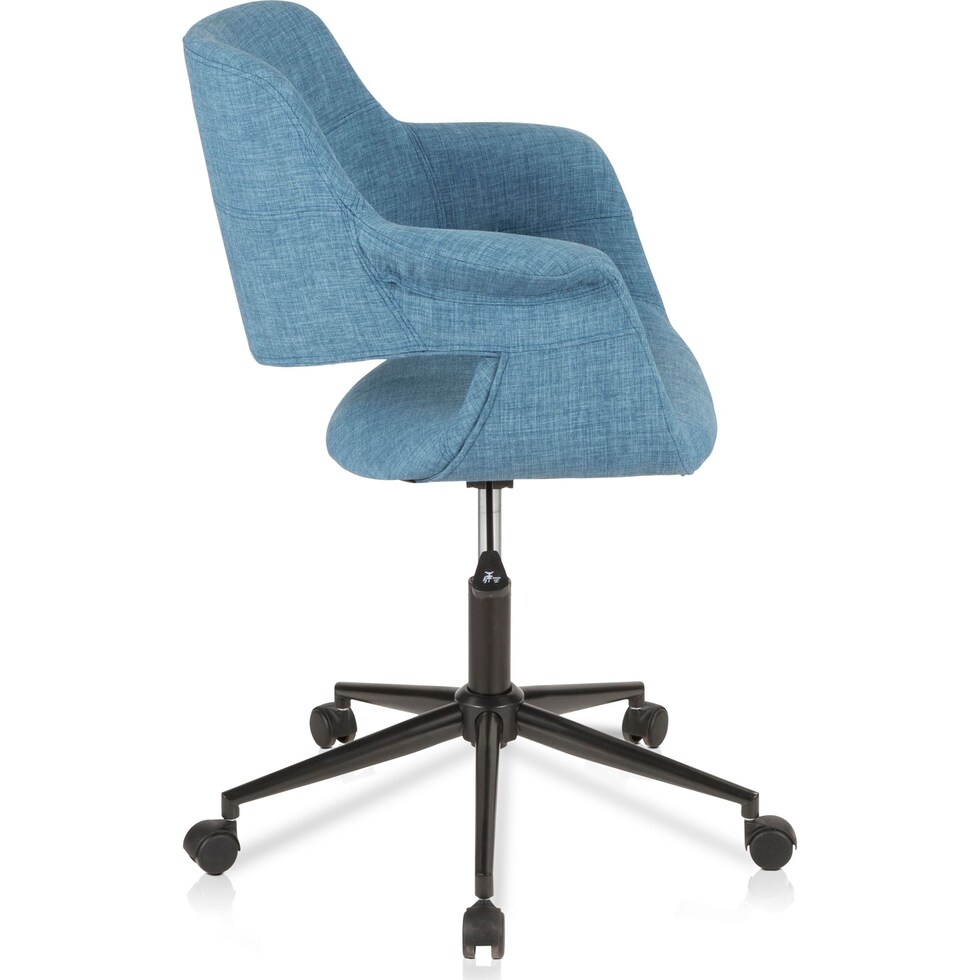 aiden blue office chair   