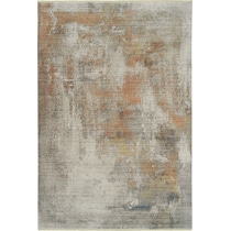 akela orange rug   