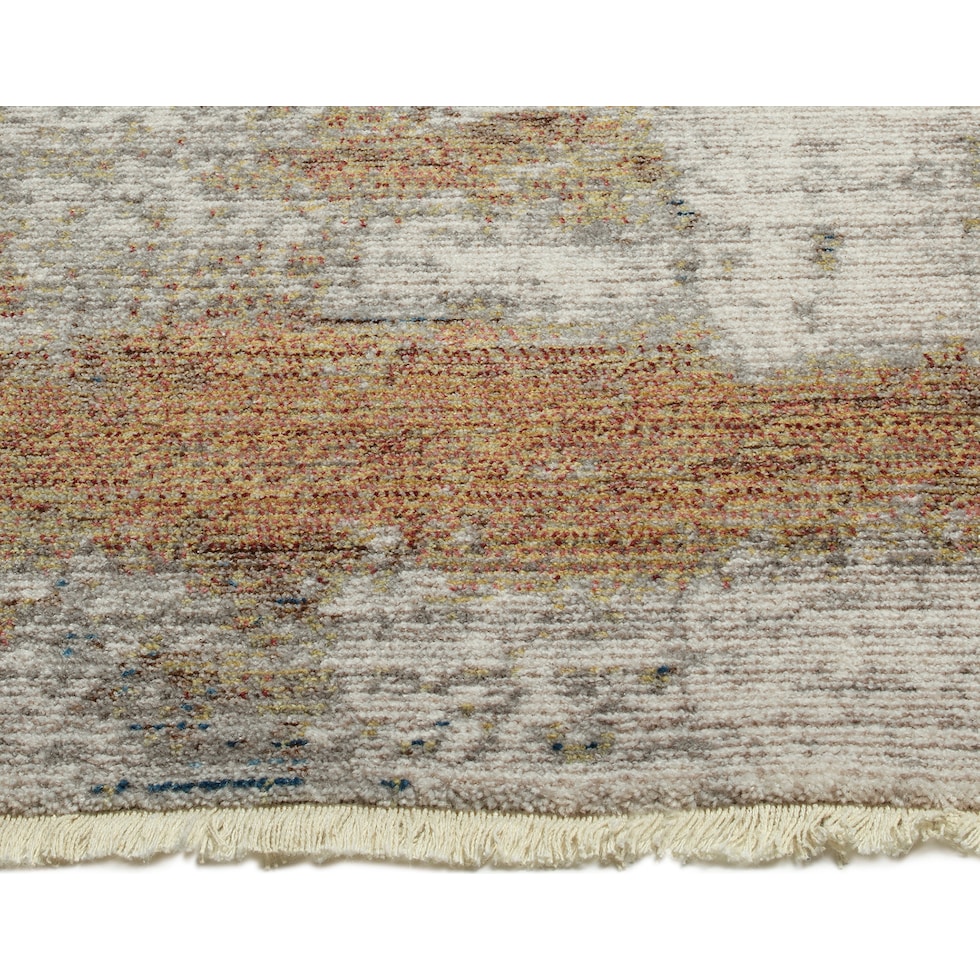 akela orange rug   