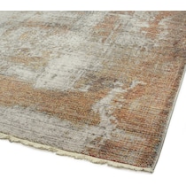akela orange rug   
