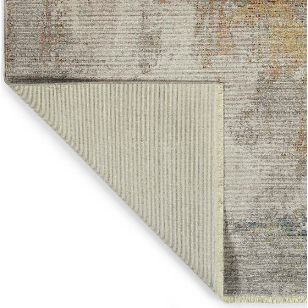 akela orange rug   